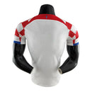 Camisa Seleção da Croácia Home 22/23 Jogador Nike Masculina - Vermelho e Branco - MAJESTO BR