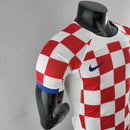 Camisa Seleção da Croácia Home 22/23 Jogador Nike Masculina - Vermelho e Branco - MAJESTO BR
