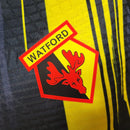 Camisa Watford Home 23/24 Jogador Kelme Masculina - Amarelo e Preto - MAJESTO BR