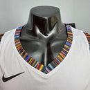 Camisa Regata Brooklyn Nets Branca City Edition - Nike - Masculina - MAJESTO BR