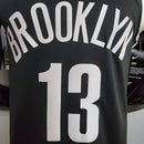 Camisa Regata Brooklyn Nets Preta e Branca - Nike - Masculina - MAJESTO BR