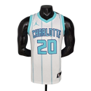 Camisa Regata Charlotte Hornets Branca e Azul - Nike Jordan - Masculina - MAJESTO BR