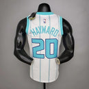 Camisa Regata Charlotte Hornets Branca e Azul - Nike Jordan - Masculina - MAJESTO BR