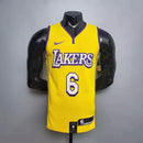 Camisa Regata Los Angeles Lakers Amarela - Nike - Masculina Gola V - MAJESTO BR