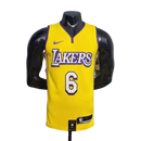 Camisa Regata Los Angeles Lakers Amarela - Nike - Masculina Gola V - MAJESTO BR