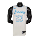 Camisa Regata Los Angeles Lakers Branca Crew Neck - Nike - Masculina - MAJESTO BR