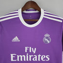 Camisa Retrô Real Madrid II Away Adidas 2016/17 Masculino Roxo - MAJESTO BR