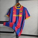 Camisa Barcelona Retrô I Home 2010/11 Torcedor Nike Masculino Vermelho e Azul - MAJESTO BR