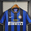 Camisa Retrô Inter de Milão I Home 2009/10 Masculino Azul e Preto - MAJESTO BR