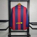 Camisa Retro Barcelona Nike Manga Longa 2014/15 Masculino Azul e Grená - MAJESTO BR