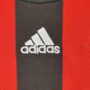Camisa Retrô Milan I Home Adidas 2008/09 Manga Longa Vermelho e Preto - MAJESTO BR