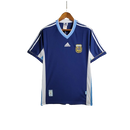 Camisa Retrô Argentina Adidas 1998/99 Masculino Azul Marinho e Branco - MAJESTO BR