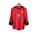 Camisa Retrô Manchester United Manga Longa Nike 2004/06 Masculino Vermelho - MAJESTO BR