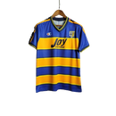 Camisa Retrô Parma Home Champion 2001/02 Masculino Azul e Amarelo - MAJESTO BR