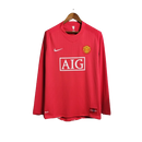 Camisa Retrô Manchester United Manga Longa Nike 2007/08 Masculino Vermelho - MAJESTO BR