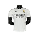 Camisa Real Madrid I Home 2024/25 Jogador Masculino Branco - MAJESTO BR