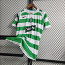 Camisa Retro Celtic FC 2005/06 Masculino Verde e Branco - MAJESTO BR