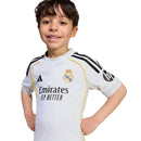 Conjunto Infantil Real Madrid I 25/26 - Branco