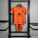 Conjunto Infantil Inter de Milão III 23/24 - Laranja - MAJESTO BR