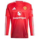 Camisa Manchester United Home 24/25 Manga Longa - Vermelha - MAJESTO BR