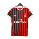 Camisa Milan Retrô 2011/2012 Vermelha e Preta - Adidas - MAJESTO BR