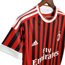Camisa Milan Retrô 2011/2012 Vermelha e Preta - Adidas - MAJESTO BR