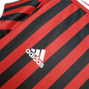 Camisa Milan Retrô 2011/2012 Vermelha e Preta - Adidas - MAJESTO BR
