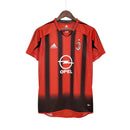 Camisa Milan Retrô 2004/2005 Vermelha e Preta - Adidas - MAJESTO BR