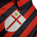 Camisa Milan Retrô 1999/2000 Vermelha e Preta - Adidas - MAJESTO BR