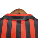 Camisa Milan Retrô 1999/2000 Vermelha e Preta - Adidas - MAJESTO BR