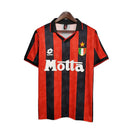 Camisa Milan Retrô 1993/1994 Vermelha e Preta - Lotto - MAJESTO BR