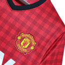 Camisa Manchester United Retrô 2012/2013 Vermelha Xadrez - Nike - MAJESTO BR