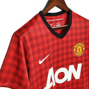 Camisa Manchester United Retrô 2012/2013 Vermelha Xadrez - Nike - MAJESTO BR
