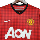 Camisa Manchester United Retrô 2012/2013 Vermelha Xadrez - Nike - MAJESTO BR