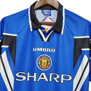 Camisa Manchester United Retrô 1996/1997 Azul - Umbro - MAJESTO BR