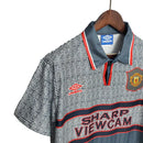 Camisa Manchester United Retrô 1995/1996 Cinza - Umbro - MAJESTO BR