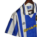 Camisa Manchester United Retrô 1994/1996 Azul e Branca - Umbro - MAJESTO BR