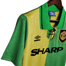Camisa Manchester United Retrô 1992/1994 Verde e Amarela - Umbro - MAJESTO BR