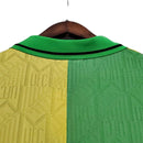 Camisa Manchester United Retrô 1992/1994 Verde e Amarela - Umbro - MAJESTO BR