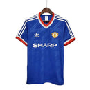 Camisa Manchester United Retrô 1986/1988 Azul - Adidas - MAJESTO BR