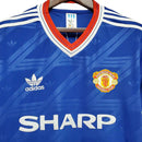 Camisa Manchester United Retrô 1986/1988 Azul - Adidas - MAJESTO BR