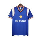 Camisa Manchester United Retrô 1985/1986 Azul - Adidas - MAJESTO BR
