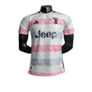 Camisa Juventus 23/24 Jogador Adidas Masculina - Branco e Rosa - MAJESTO BR
