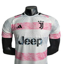 Camisa Juventus 23/24 Jogador Adidas Masculina - Branco e Rosa - MAJESTO BR