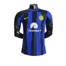 Camisa Inter de Milão Home 23/24 Jogador Nike Masculina - Azul e Preto - MAJESTO BR