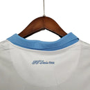 Camisa Retrô Lazio Macron 2018/19 Masculino Branco e Azul - MAJESTO BR