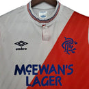 Camisa Glasgow Rangers Retrô 1987/1988 Branca e Vermelha - Umbro - MAJESTO BR