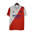 Camisa Glasgow Rangers Retrô 1987/1988 Branca e Vermelha - Umbro - MAJESTO BR