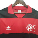 Camisa Flamengo Retrô I Home 1982/83 Masculino Vermelha e Preto - MAJESTO BR