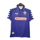 Camisa Retrô Fiorentina I Home Fila 1998/99 Masculino Roxo - MAJESTO BR